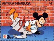 [International Philatelic Exhibition PHILANIPPON '91, Tokyo - Walt Disney Characters Performing Japanese Martial Arts, type AEX]