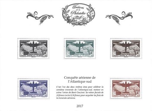 [Philatelic Treasures - The 100th Crossing of the Southern Atlantic by Air, Scrivi ]