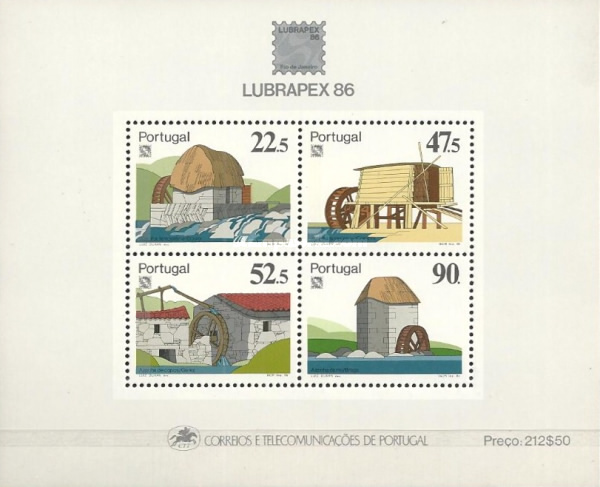 [Portuguese-Brazilian Stamp Exhibition LUBRAPEX '86, type ]