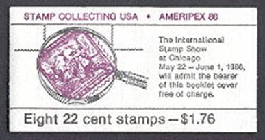 1986 US - BK153 22 US/Sweden Stamp Collecting Booklet MNH - Click Image to Close