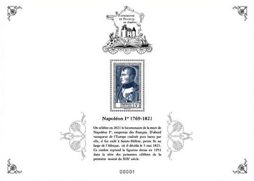[Philatelic Treasures - The 200th Anniversary of the Death of Napoleon Bonaparte, 1769-1821, type ]