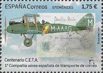 [The 100th Anniversary CETA - The Spanish Air Traffic Company, type HJR]