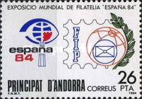 [International Stamp Exhibition ESPAÑA 84, type DU]
