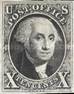[Benjamin Franklin, 1706-1790 and George Washington, 1732-1799 - Bluish Paper, Scrivi B]
