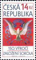 [The 150th Anniversary of the Foundation of the Sokol (Falcon) Movement, type ZZ]