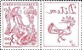 sos czechoslovakia B165 with label-- reversed