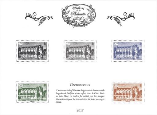 [Philatelic Treasures - Ch&acirc;teau de Chenonceaux, Scrivi ]