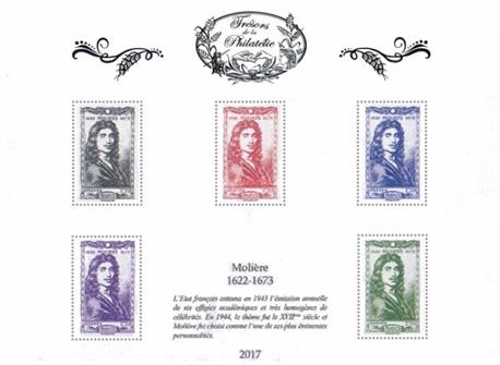 [Philatelic Treasures - Moli&egrave;re, 1622-1673, Scrivi ]