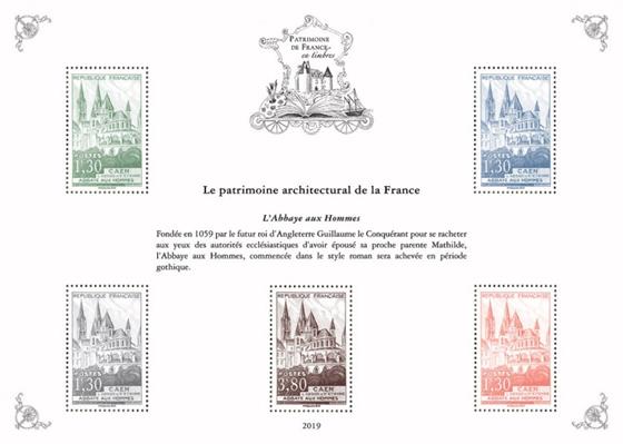 [Philatelic Treasures - Saint-&Eacute;tienne Abbey, Caen, Scrivi ]