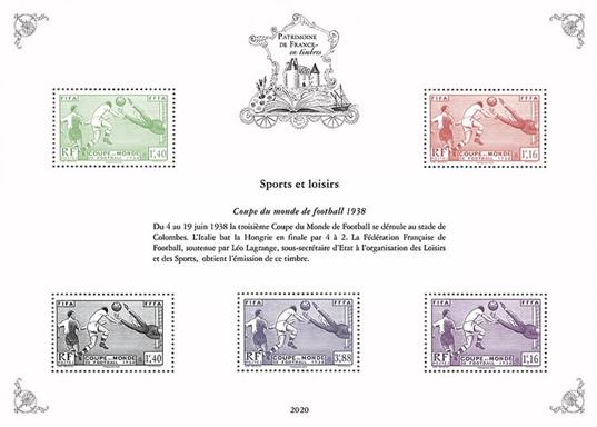 [Philatelic Treasures - Football World Cup 1938, Scrivi ]