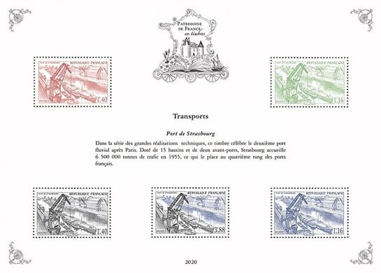 [Philatelic Treasures - Port of Strasbourg, Scrivi ]