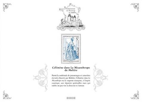 [Philatelic Treasures - Celimene in the Misanthrope by Moliere, type ]