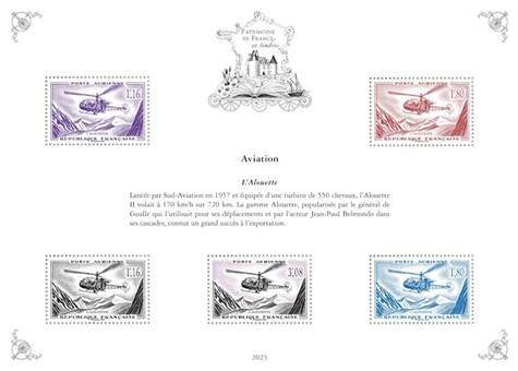 [Philatelic Treasures - Aviation - L'Alouette, Scrivi ]