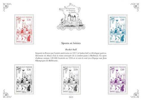 [Philatelic Treasures - Sports and Leisures - Basketball, Scrivi ]