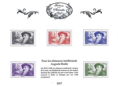 [Philatelic Treasures - Auguste Rodin, 1840-1917, Scrivi ]