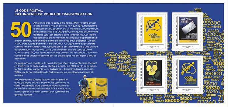 [PHILEX 2022 - The 50th Anniversary of the Postal Code, type ]