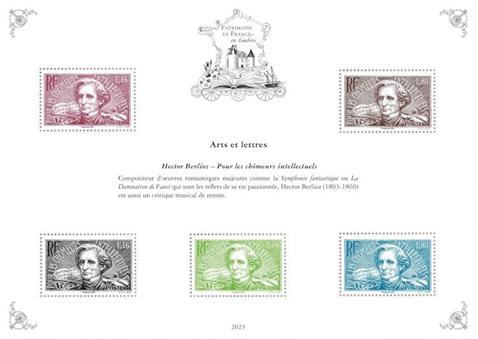 [Philatelic Treasures - Arts and Letters - Hector Berlioz, 1803-1869, Scrivi ]
