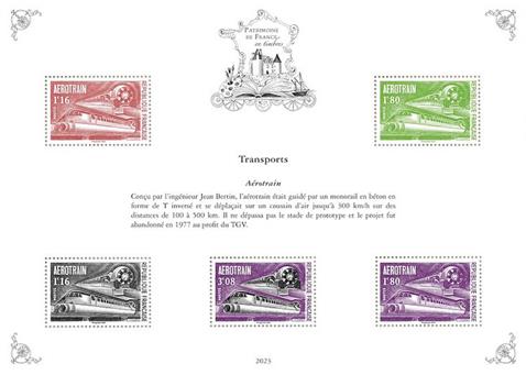 [Philatelic Treasures - Transports - Aerotrain, Scrivi ]