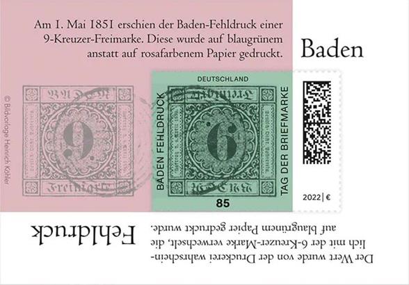 germany stamp day ss  10.6.22