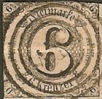 [Value Stamps - Black Print on Colored Paper, type B2]