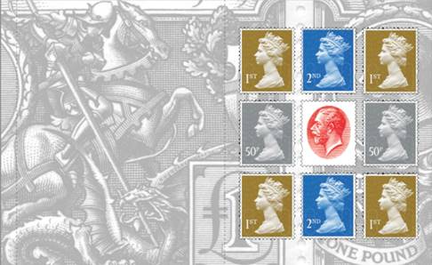 London 2010 Festival of Stamps prestige stamp book pane 4.