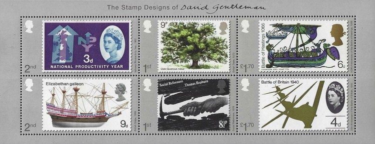[The Stamp Designs of David Gentleman, type ]