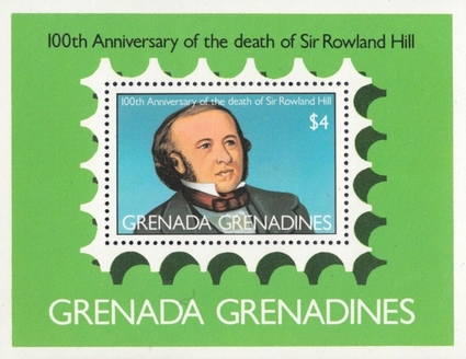 [The 100th Anniversary of the Death of Sir Rowland Hill, 1795-1879, type ]