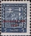 [Czechoslovakian Postage Stamps Overprinted 
