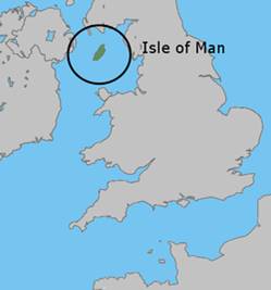 Location of  Isle of Man  (Green)