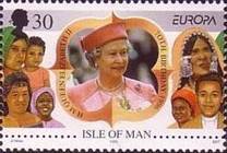 isle of man 822a--pane from stitched booklet