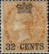 [India Postage Stamps Surcharged in Different Colours, Scrivi A7]