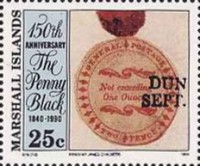 [The 150th Anniversary of the Penny Black, type KE]