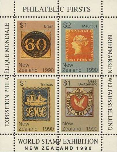 new zealand       non-postal ss n. z. 1990 exhibition philatelic firsts 3