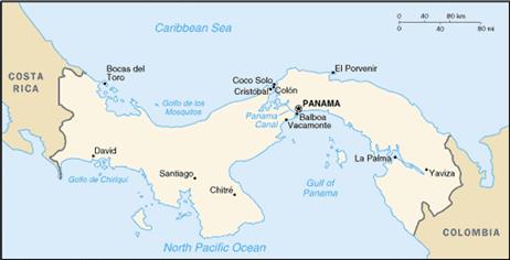 Panama-map