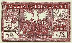 poland field post in ussr dojdziemy Mi  1