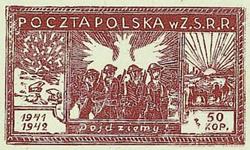 poland field post in ussr dojdziemy Mi  1