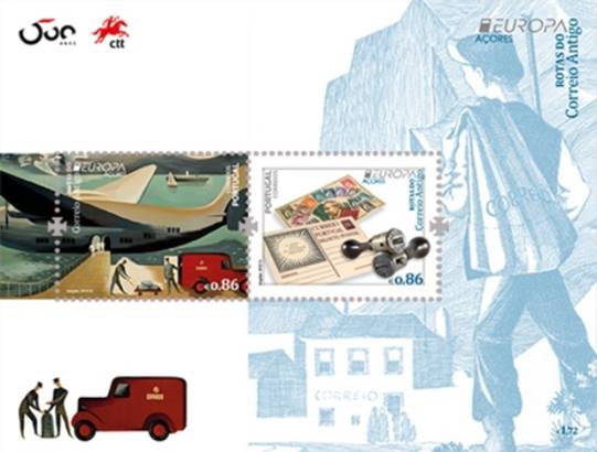 [EUROPA Stamps - Ancient Postal Routes, סוג ]