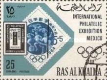 [International Stamp Exhibition "EFIMEX '69" - Mexico City, Mexico - Stamps on Stamps, type IX]