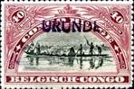 [Same Belgian Congo Stamps Overprinted "URUNDI.", type C4]
