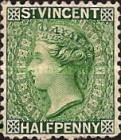 [Queen Victoria - Different Color & Watermark, type F2]