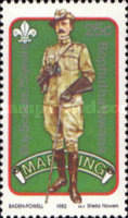 [The 75th Anniversary of Boy Scout Movement and 125th Anniversary of the Birth of Robert Baden-Powell, 1857-1941, type CI]