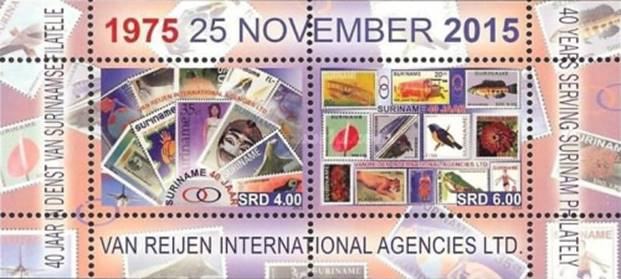 [The 40th Anniversary of Surinam Philately, type ]