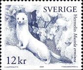 niger 1 v ss  margin sos sweden 1752- from bklt pane- 1989