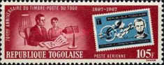 [Airmail - The 70th Anniversary of First Togolese Stamps, type LJ]