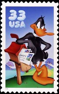 Wile E. Coyote &amp; Road Runner Looney Tunes Sheet of 10 33-Cent Stamps, US, Scott 3391