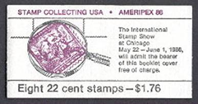 1986 US - BK153 22� US/Sweden Stamp Collecting Booklet MNH - Click Image to Close
